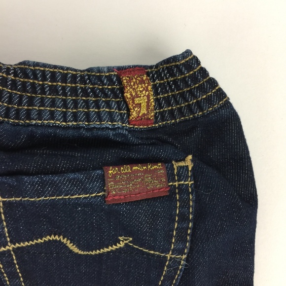 7 For all Mankind Dark Wash Denim INFANT 6-9 month - Picture 3 of 7